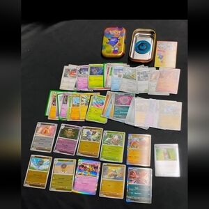 Pokemon 50+ Card Lot 11 Holo Scarlet & Violet 151 EMPTY Mini Tin GENGAR NO Packs